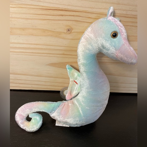 Neon, 1999 Seahorse Ty Beanie Babies // 3/$38 - Picture 3 of 11